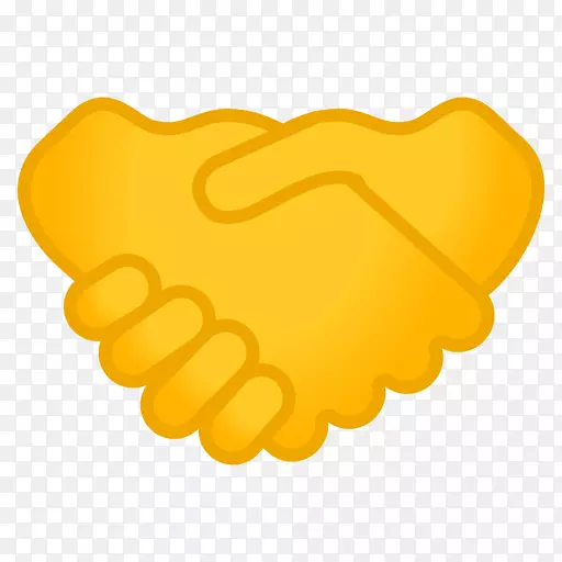 Emojipedia握手手势.手势