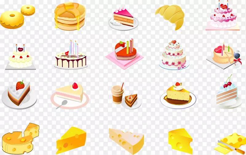 奶酪蛋糕纸杯蛋糕冰淇淋蛋糕生日蛋糕胡萝卜蛋糕-С玫瑰蛋糕