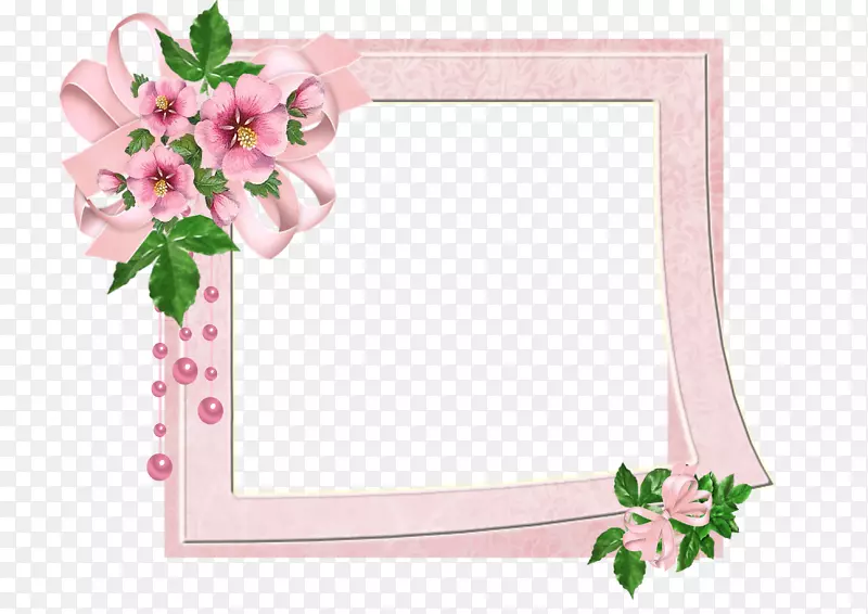 画框-忘花-我-不是免费桌面壁纸-粉红色框架