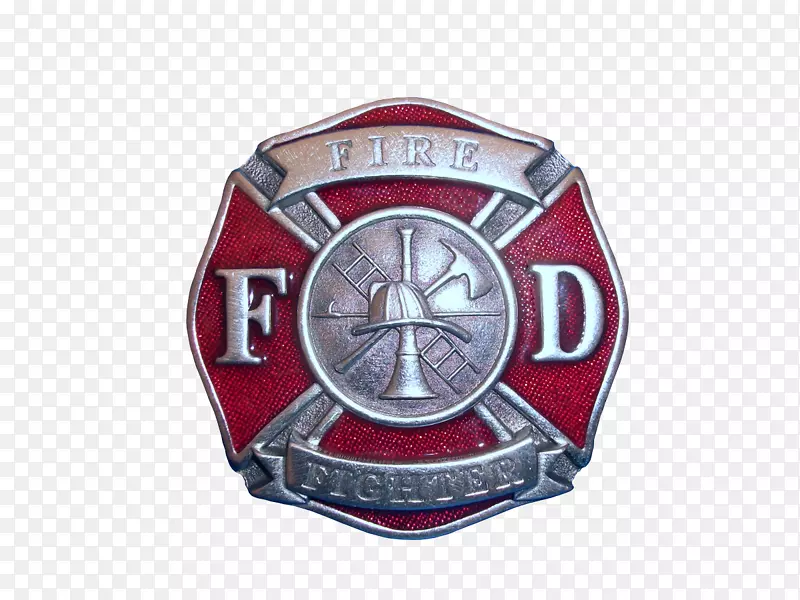 徽章标志牌字型-消防队员