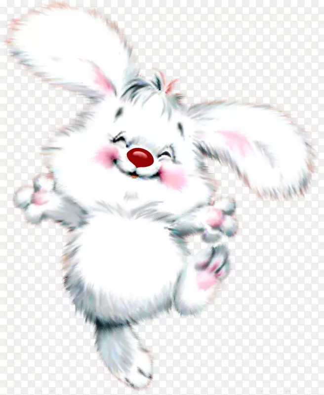 复活节兔子天鹅绒兔安哥拉兔剪贴画-拉比特
