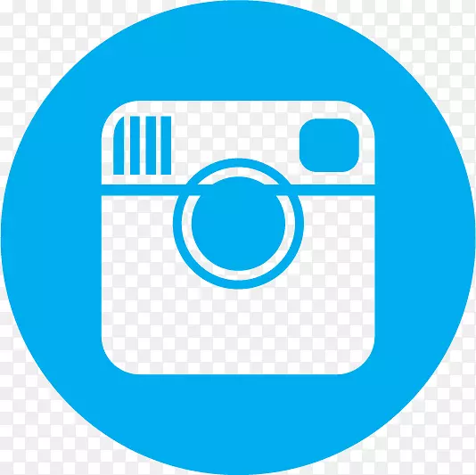 黑白社交媒体剪贴画-Instagram标志