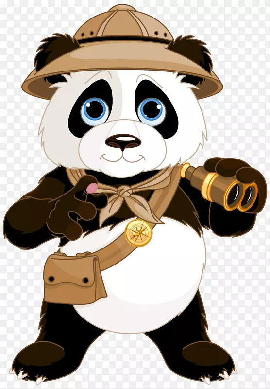 大熊猫版税-免费剪贴画-熊猫