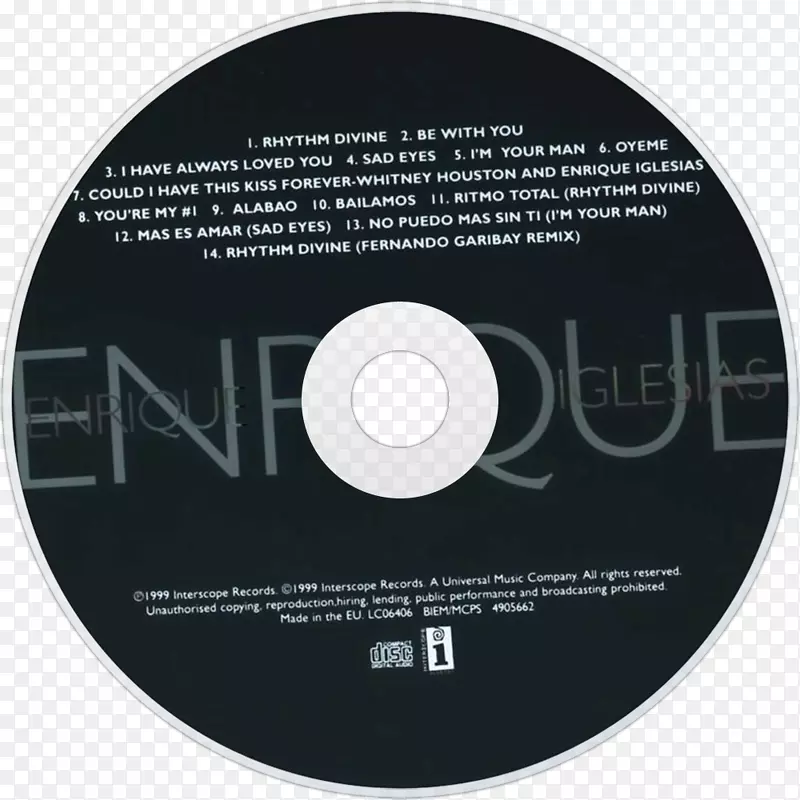 逃离Enrique专辑光盘VIVERR-Enrique Iglesias