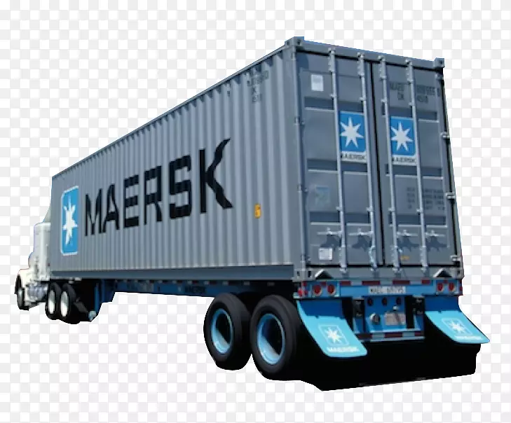 多式联运集装箱半挂车货物运输集装箱