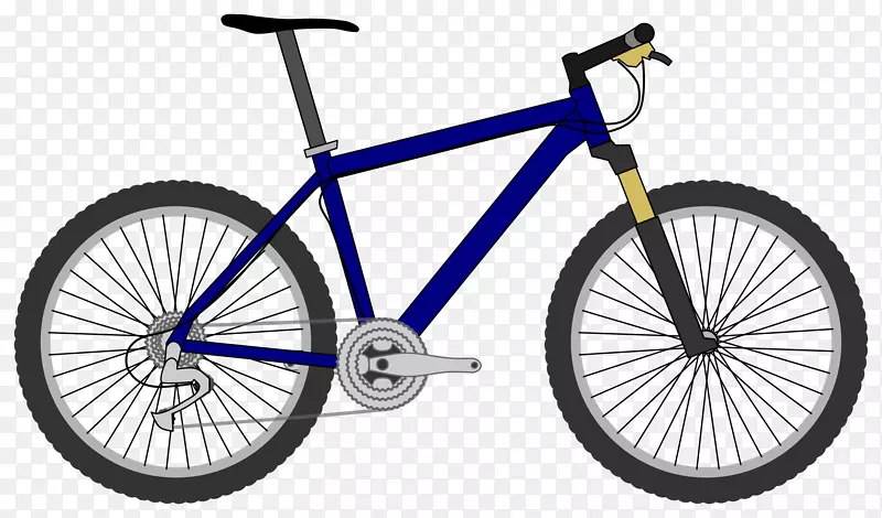 自行车山地车自行车剪贴画-自行车