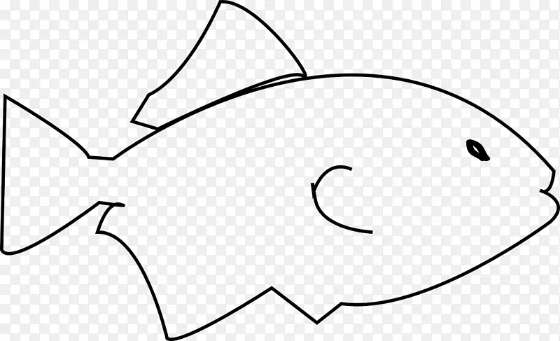鱼形剪贴画-死鱼