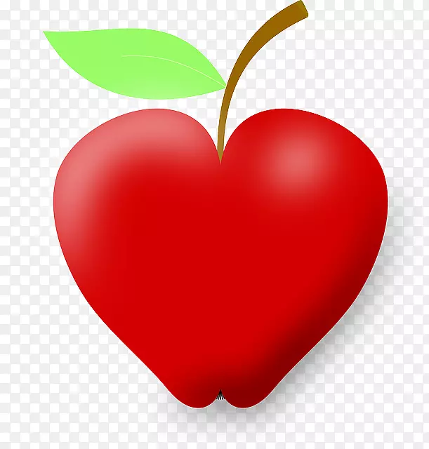 苹果心脏健康剪贴画-牛排