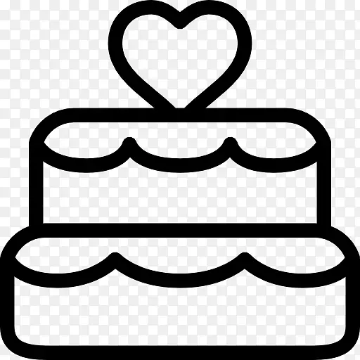 结婚蛋糕生日蛋糕松饼电脑图标