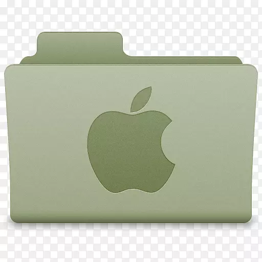 电脑图标苹果目录-绿色苹果
