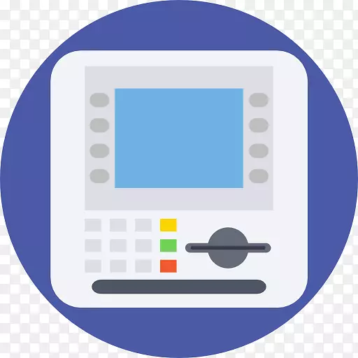 计算机图标货币计算机软件金融自动取款机