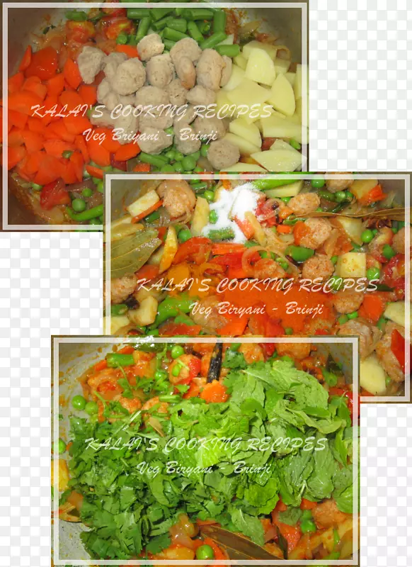 素食、亚洲菜、中东菜、叶菜、蔬菜-比里亚尼