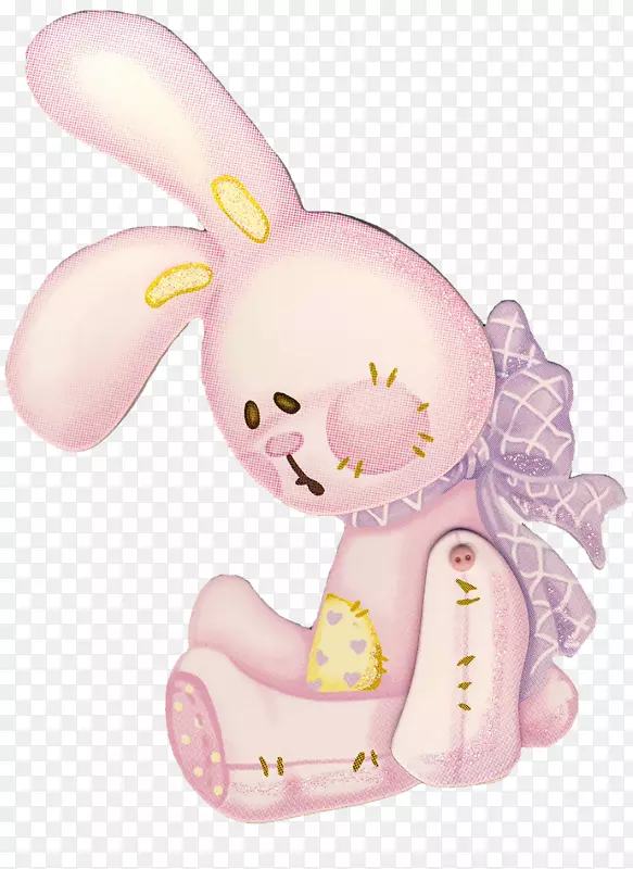 小兔宝宝淋浴夹艺术兔