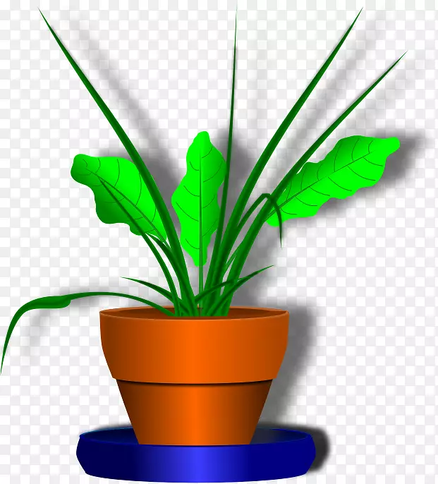 室内植物电脑图标剪贴画花盆