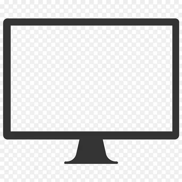 电脑显示器平板显示电视机电脑图标imac