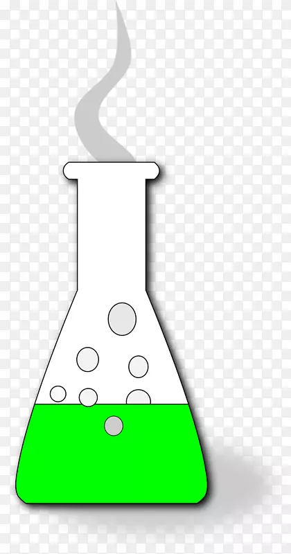 实验室烧瓶化学Erlenmeyer瓶化学物烧杯烧瓶
