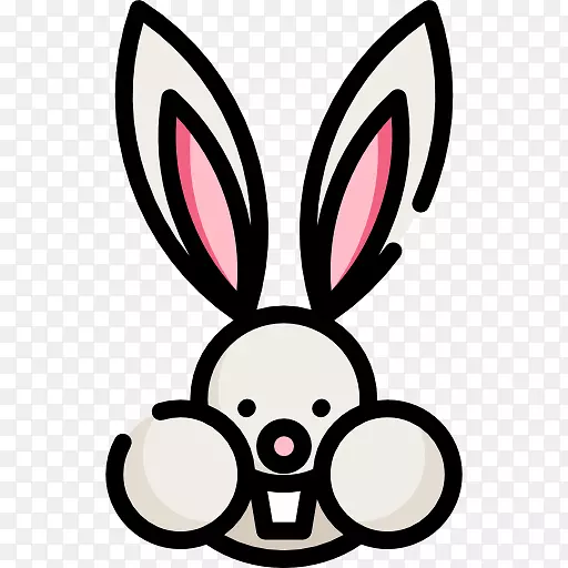 兔子剪贴画-复活节兔子