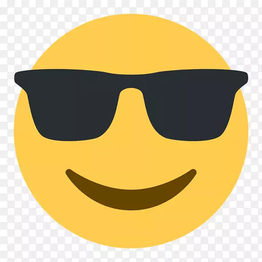 youtube电脑图标表情符号微笑太阳镜表情符号