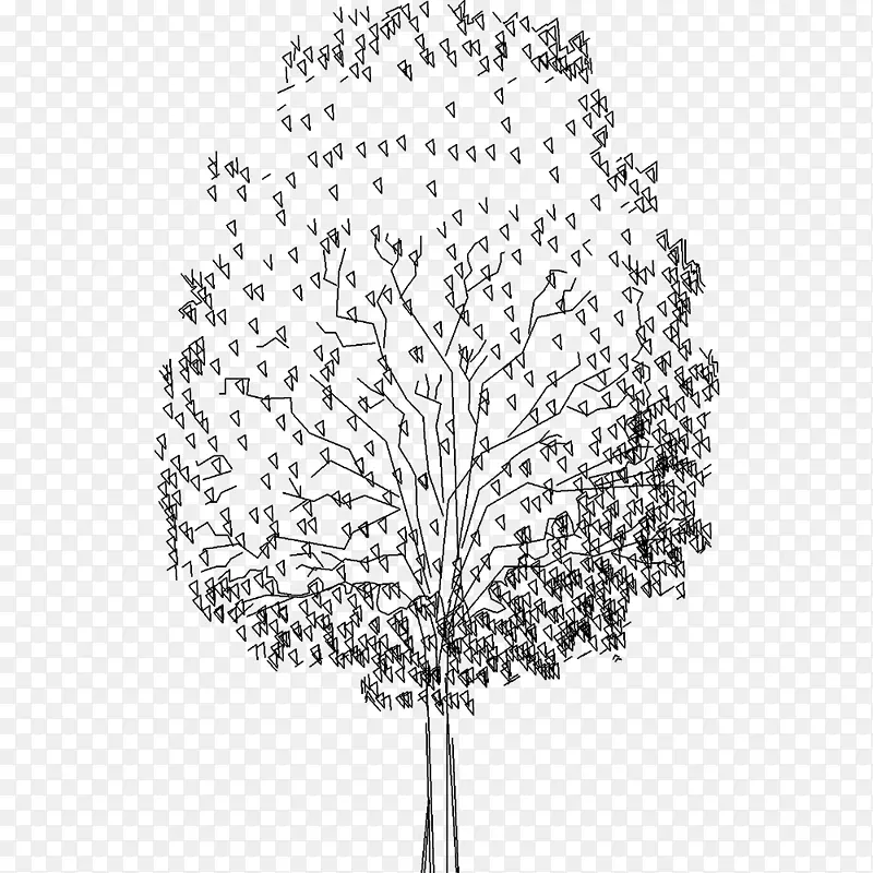 建筑信息建模树计算机辅助设计木本植物树形图