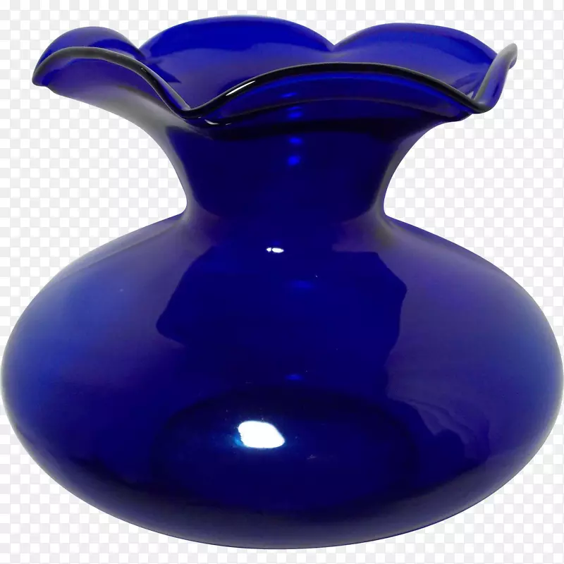 托托钴蓝玻璃花瓶紫色花瓶