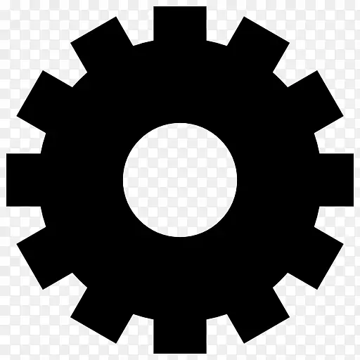 计算机图标符号图标设计计算机程序-齿轮