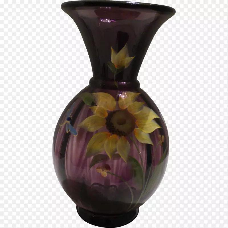 花瓶紫色制品紫罗兰花瓶