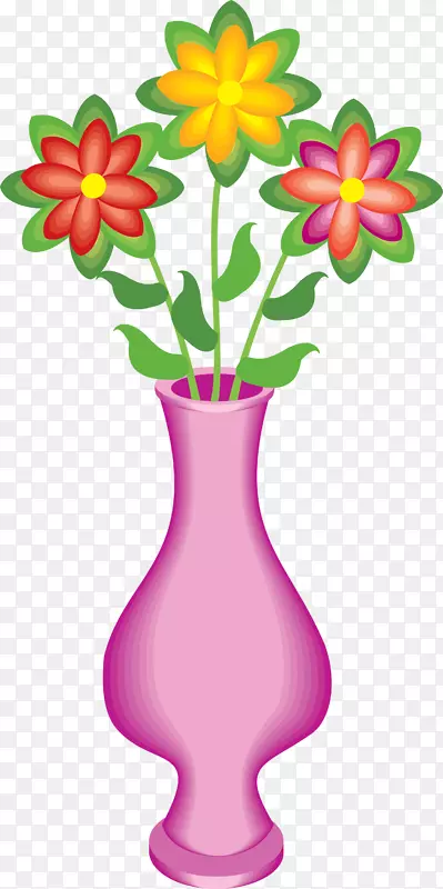 花瓶绘画剪贴画花瓶