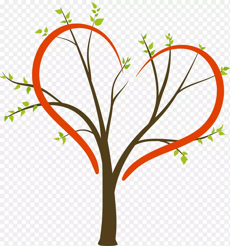 象征爱自然-爱树