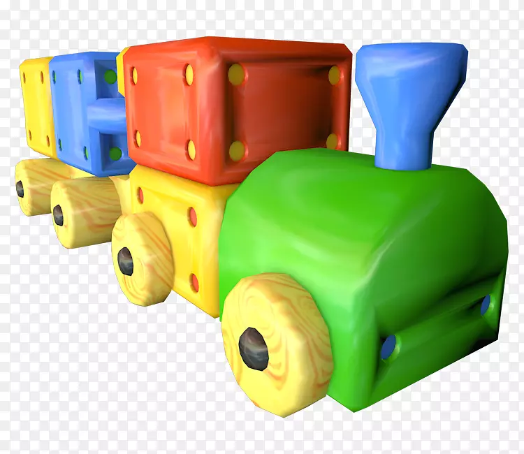 玩具块塑料玩具火车