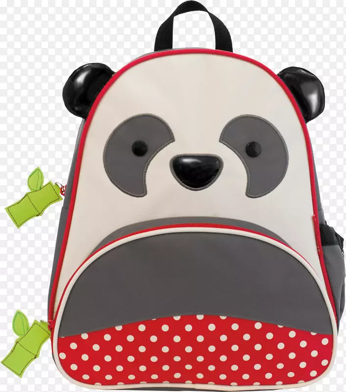 背包袋皮亚熊猫尿布动物园-背包