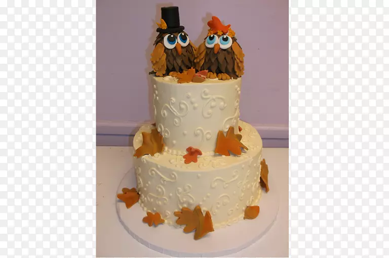 结婚蛋糕，糖霜和糖霜蛋糕，胡萝卜蛋糕，玉米饼-婚礼蛋糕