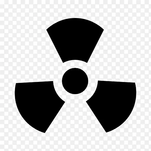 辐射危险符号核能放射性衰变警告标志
