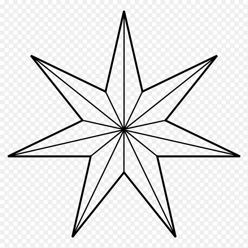 艺术和文化中的七角星多边形-7