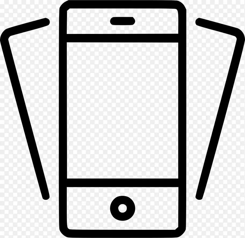 iphone手持设备，电脑图标，剪贴画，手机版