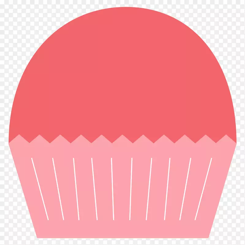 蛋糕糖霜和松饼夹艺术-粉红色纸杯蛋糕图片