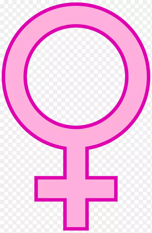 性别符号女性剪贴画-女性符号