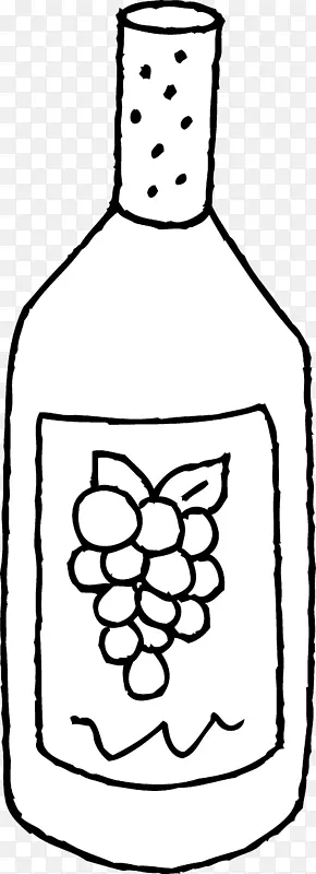 葡萄酒汽化饮料着色书瓶夹艺术酒瓶图片