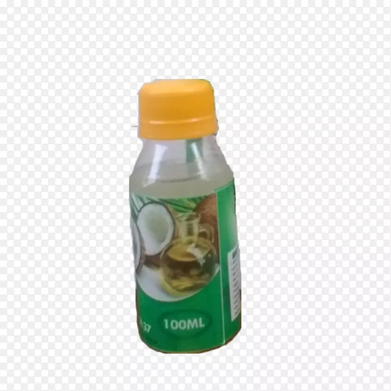椰子油：发现椰子油、水瓶、液体-椰子油的神奇力量。