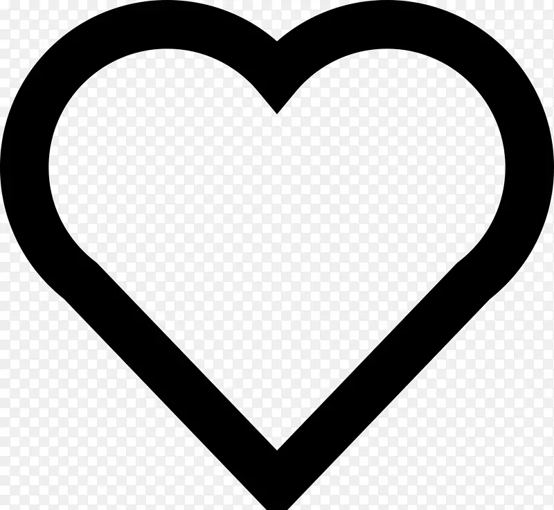 电脑图标心夹艺术爱情符号