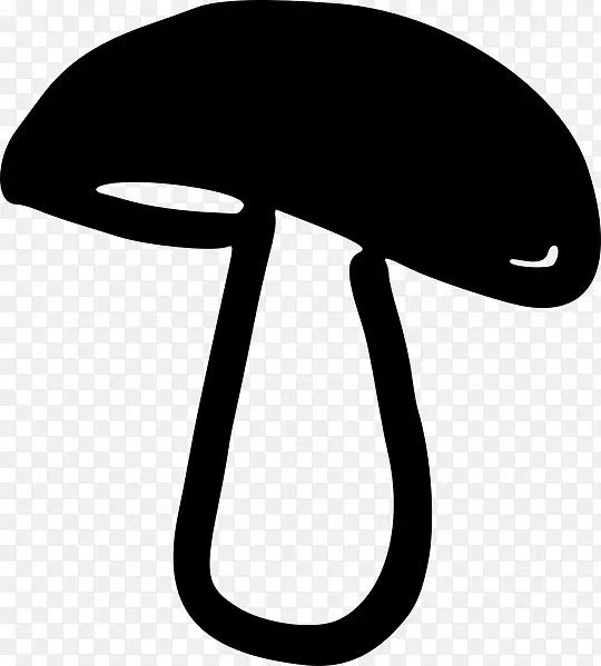 黑白单色摄影.蘑菇