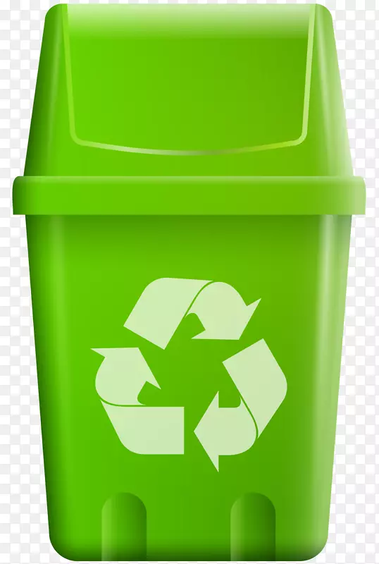 回收符号垃圾桶和废纸篮回收垃圾桶