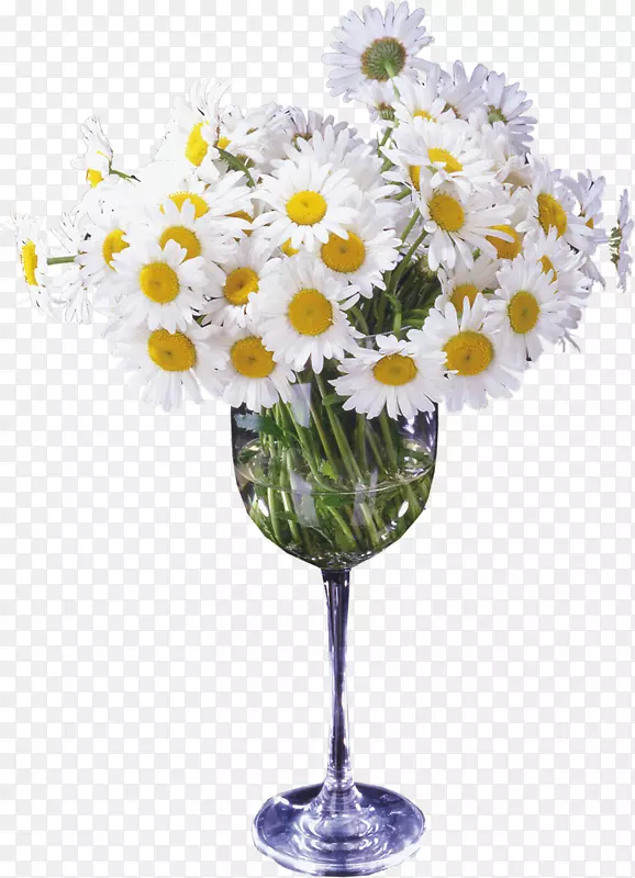 切花花瓶花束-甘菊