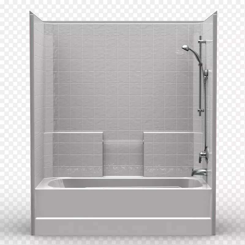 无障碍浴缸淋浴浴室墙面图案