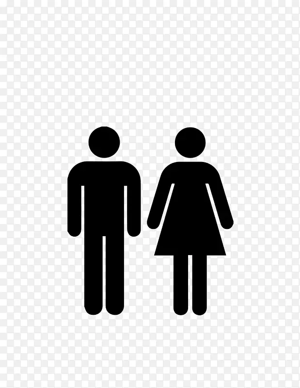 男女公厕标志-WC