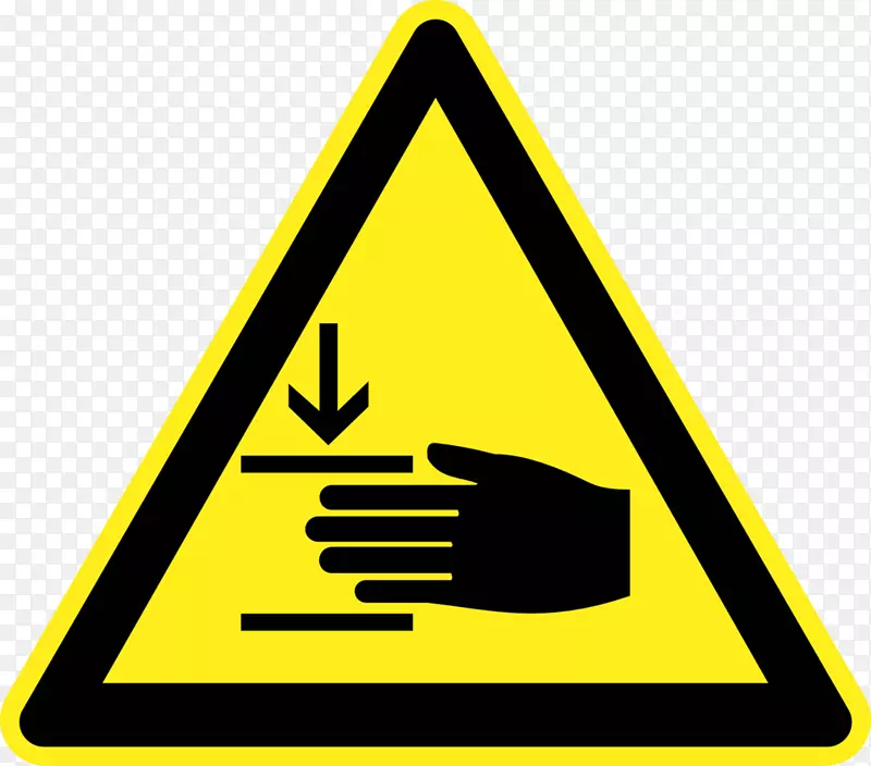 危险警告标志手部安全警告标志