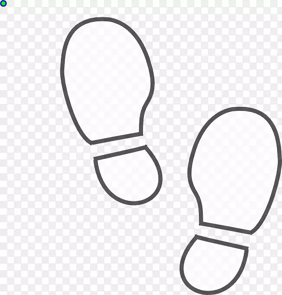 鞋运动鞋靴脚印剪贴画手印