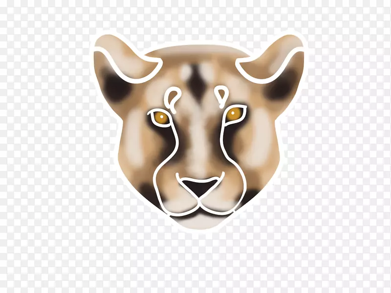 狮子豹概念艺术黑豹-狮子脸
