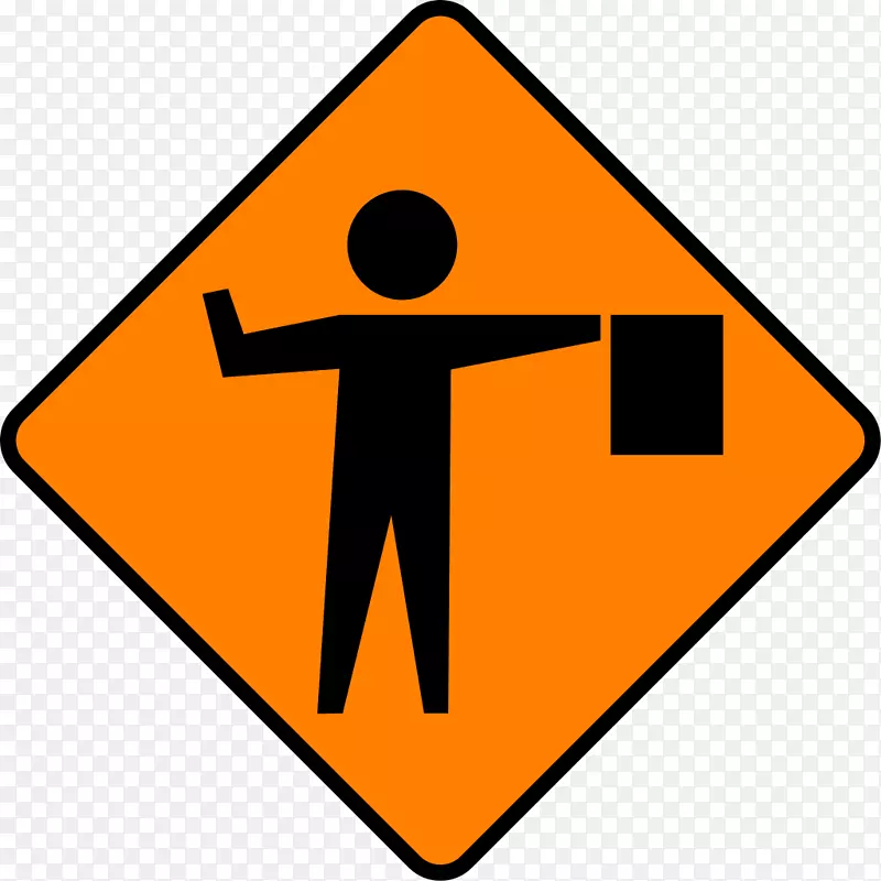 交通标志路政署交通警卫警告标志-道路标志