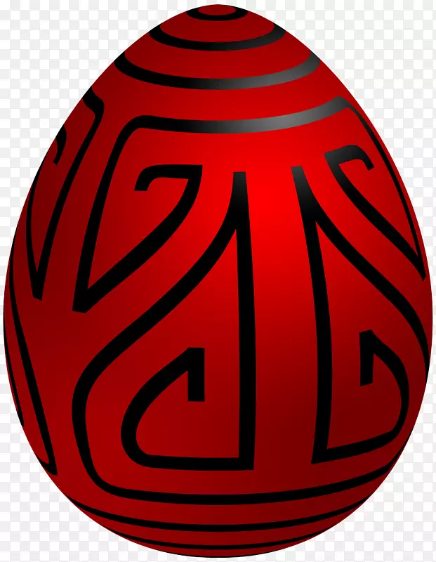红色复活节彩蛋夹艺术-装饰