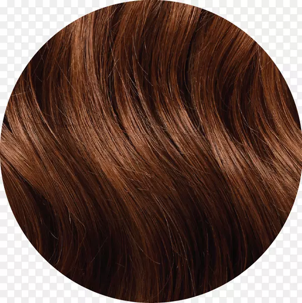 长发人工头发整合染发剂棕色头发桑树